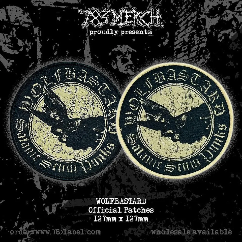 wolfbastard-satanic-scum-punks-patch-tiss-noir image 1