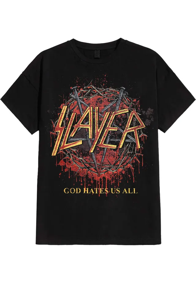 slayer-god-hates-us-all-t-shirt-noir-thrash-metal image 1