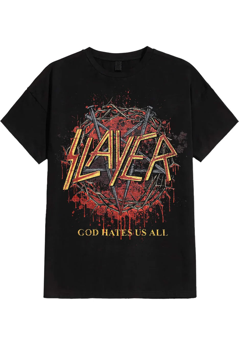 slayer-god-hates-us-all-t-shirt-noir-thrash-metal image 1
