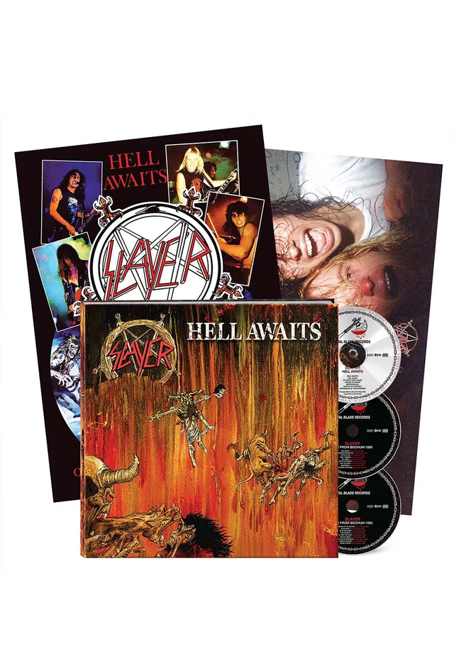 slayer-hell-awaits-40th-anniversary-coffret-3-cd-earbook image 1