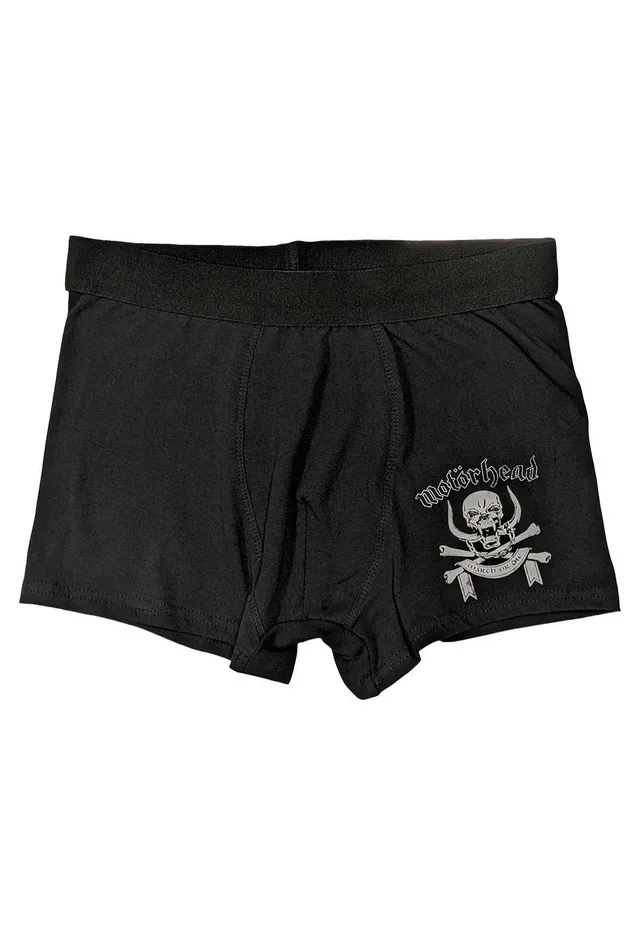 mot-rhead-march-or-die-boxer-noir-homme image 1