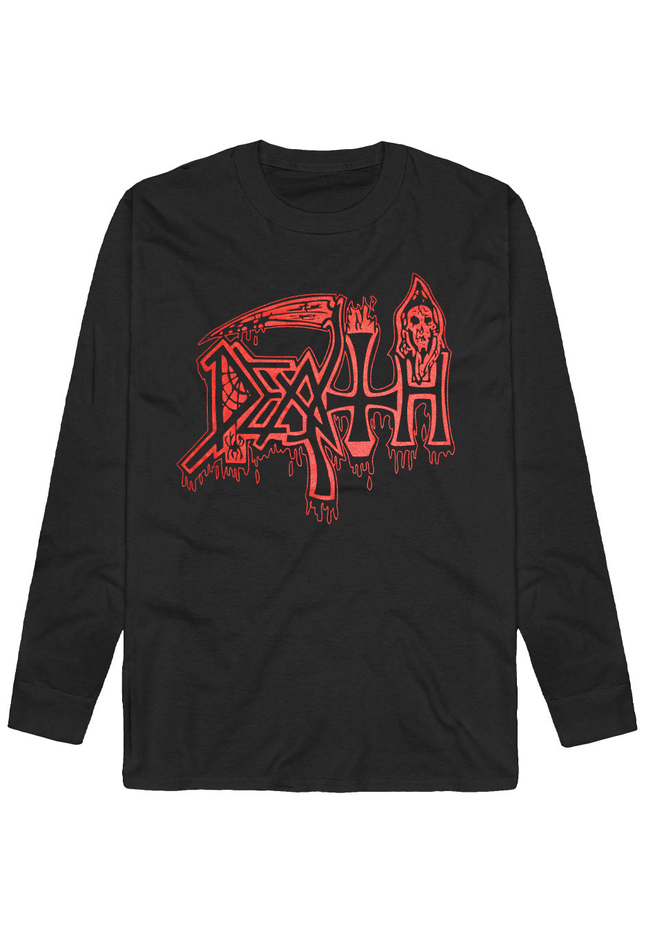 death-life-will-never-last-longsleeve-noir-death-metal image 1