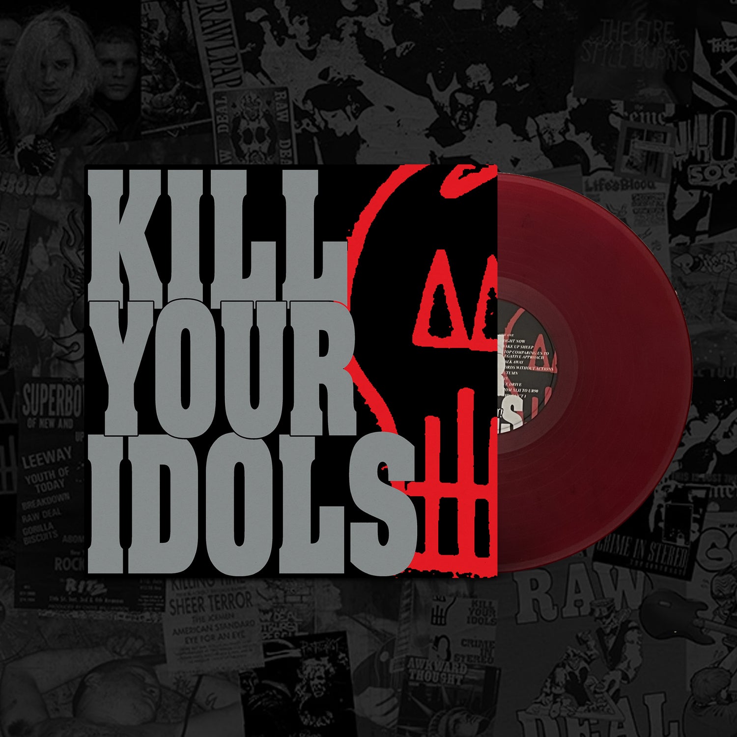 kill-your-idols-no-gimmicks-needed-vinyle-lp-clear-smoke image 6