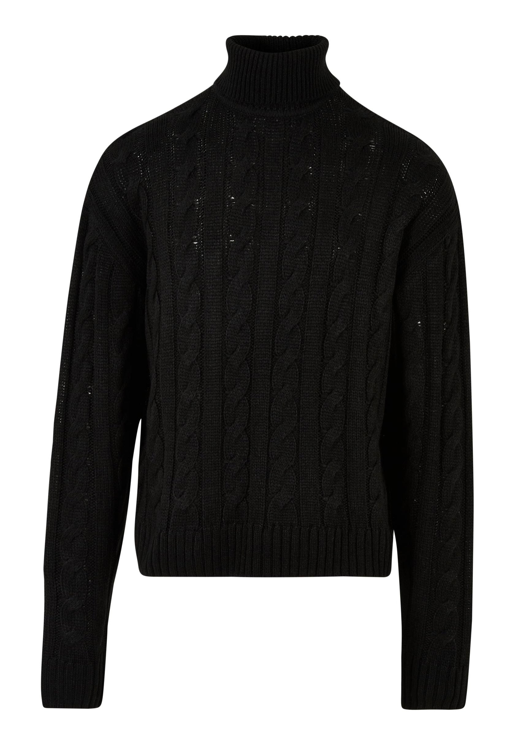 urban-classics-boxy-roll-neck-pullover-noir-col-roul image 7