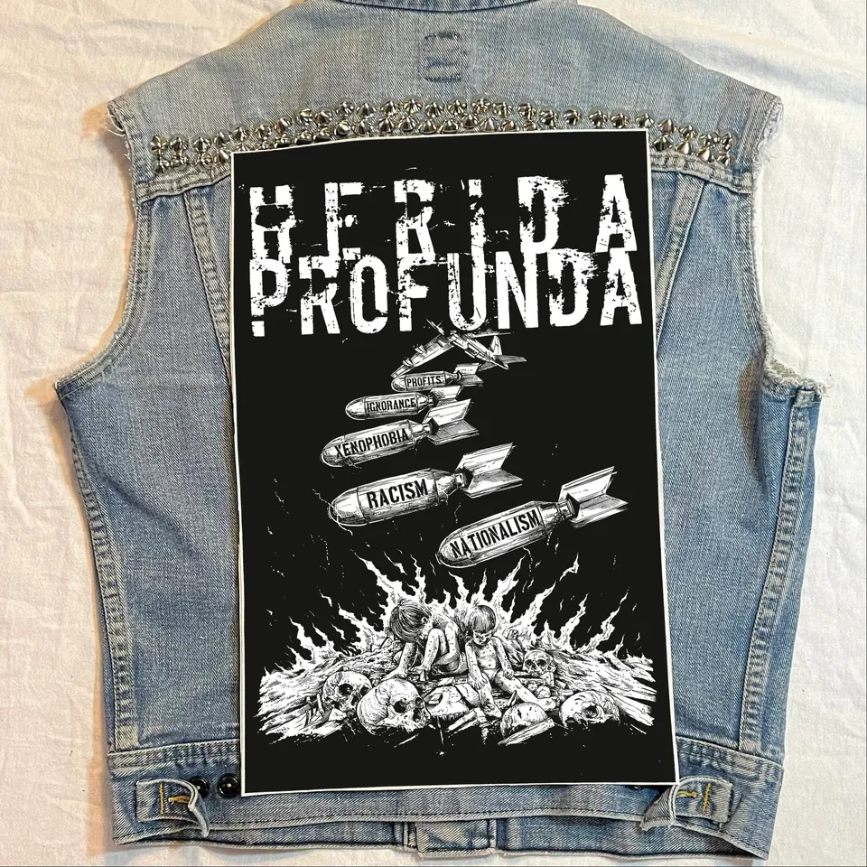 783punx-backpatch-herida-profunda-refugees-welcome-patch-dos image 1