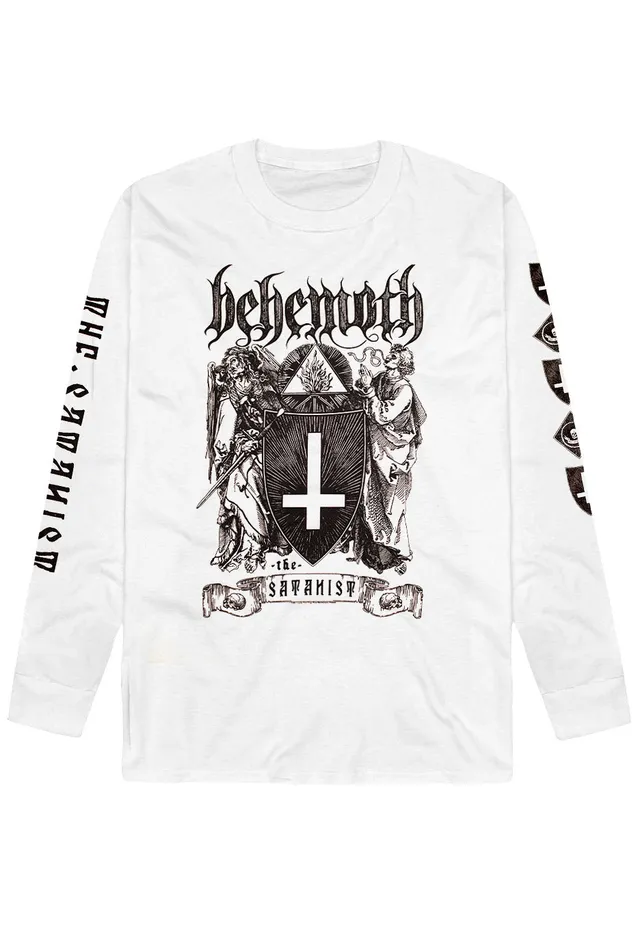 behemoth-the-satanist-longsleeve-blanc-jersey-black-metal image 1