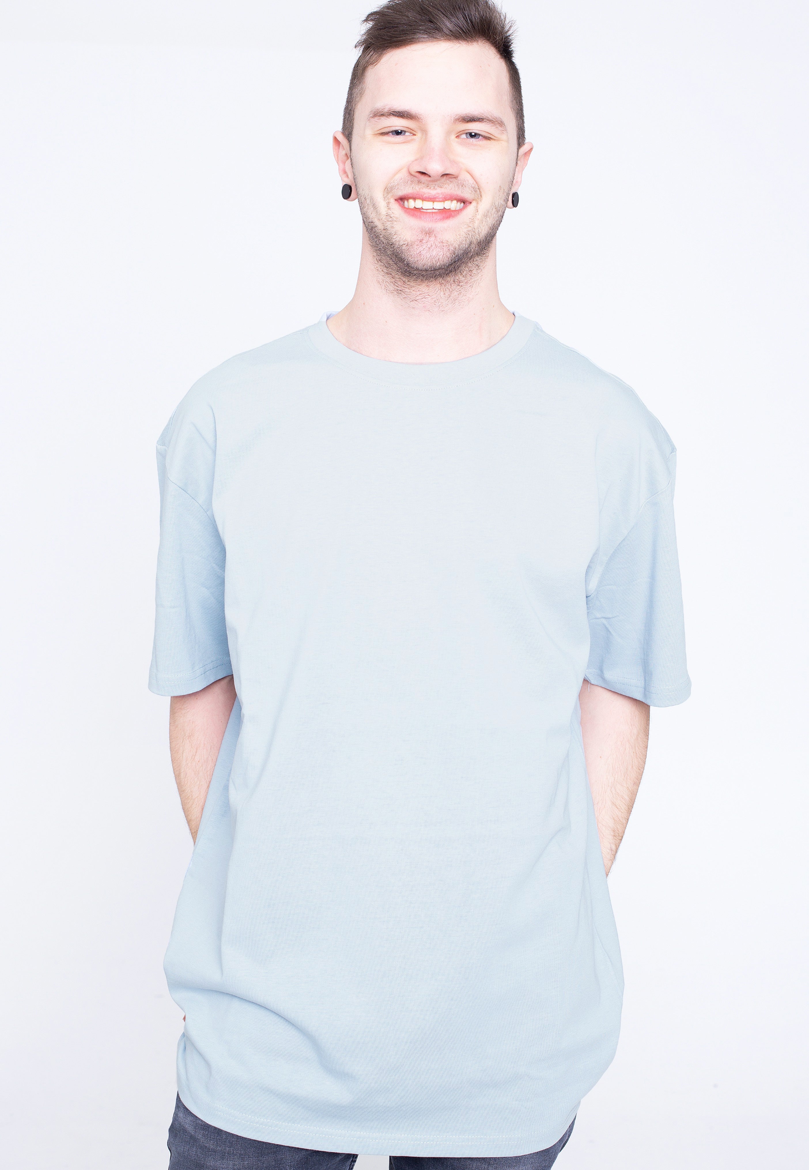 urban-classics-heavy-oversized-summerblue-t-shirt-bleu-basic image 1