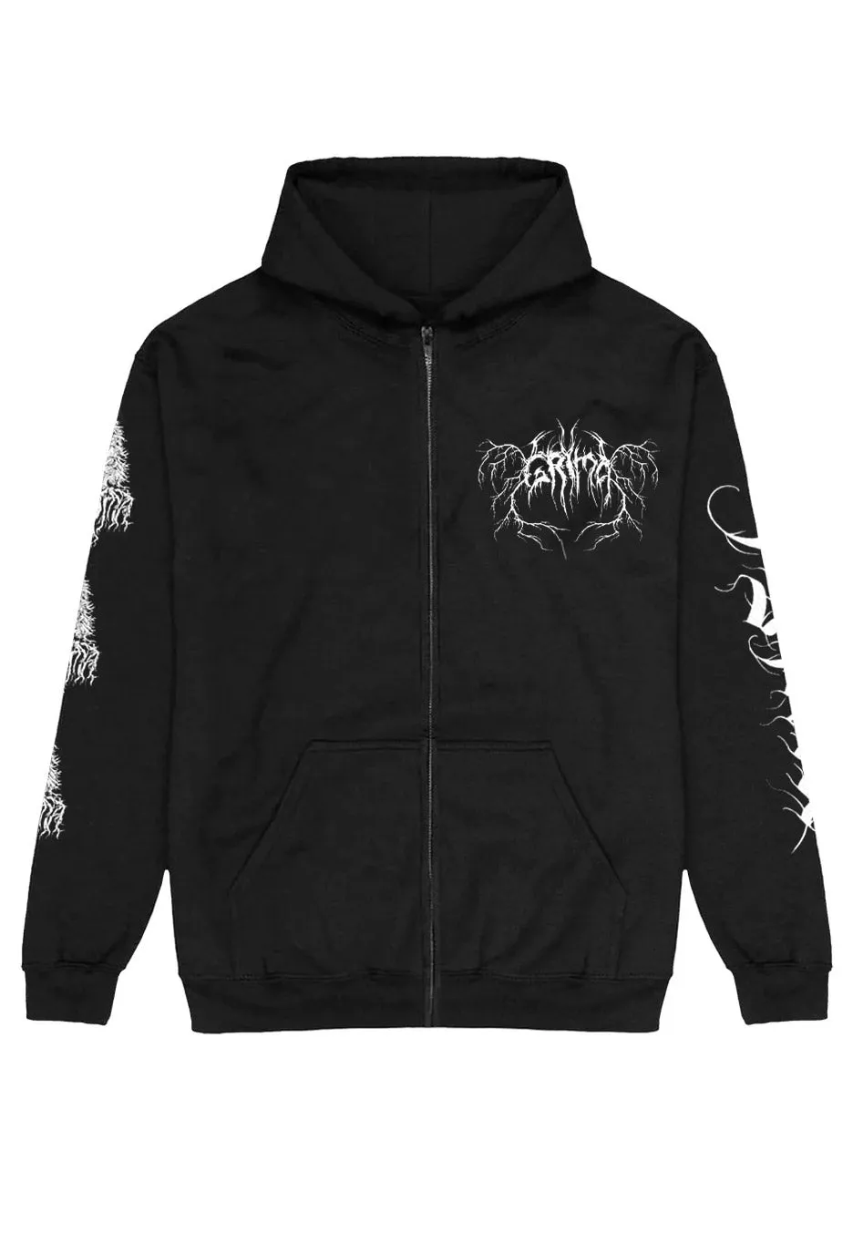 grima-nightside-sweat-zipper-noir-black-metal-atmosph-rique image 1