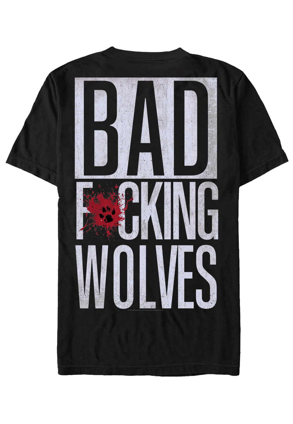 bad-wolves-bad-fucking-wolves-t-shirt-homme-noir-taille-l image 2