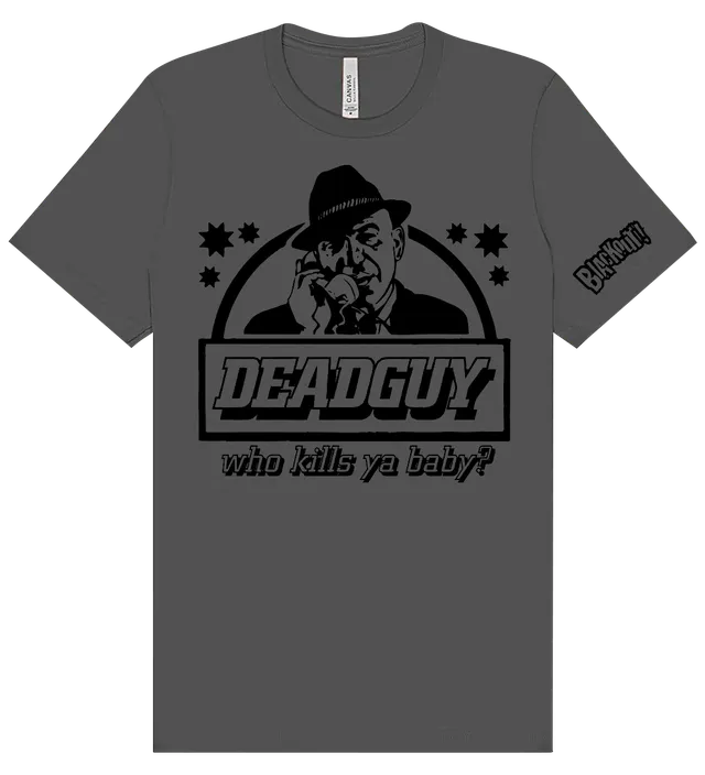 blackout-deadguy-who-kills-ya-baby-t-shirt-gris-taille-l image 1
