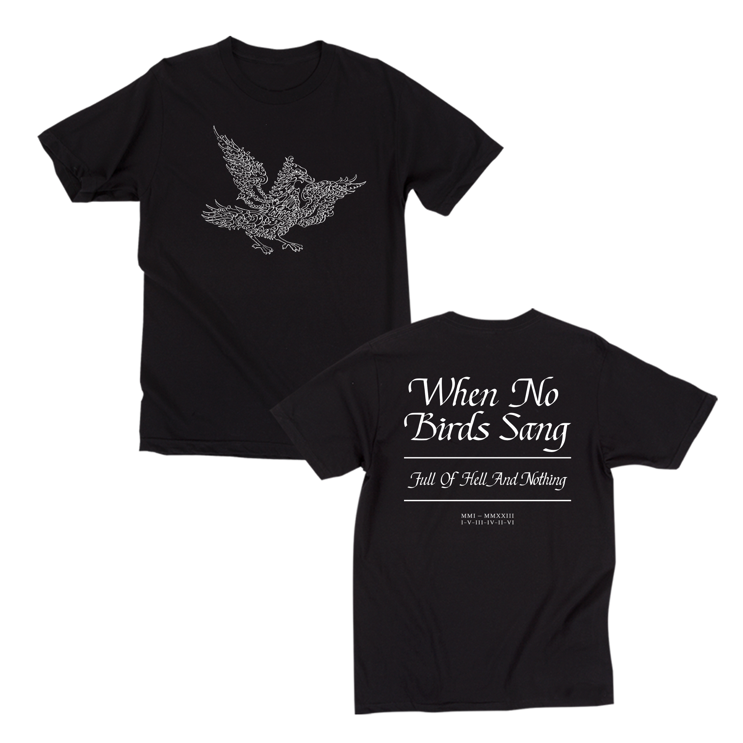 full-of-hell-nothing-bird-t-shirt-noir-l-closed-casket image 1