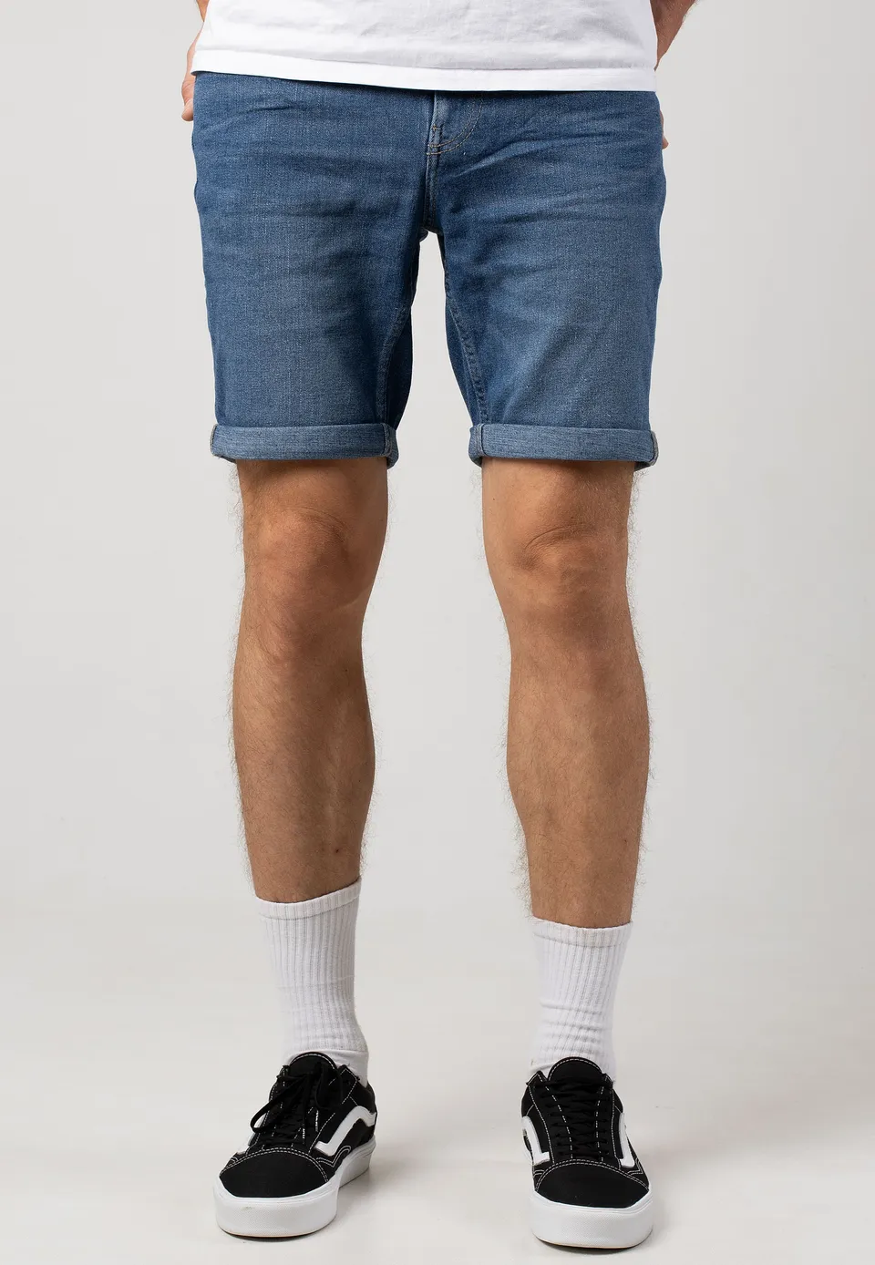 only-sons-ply-box-pim-short-jean-light-blue-denim-homme image 1