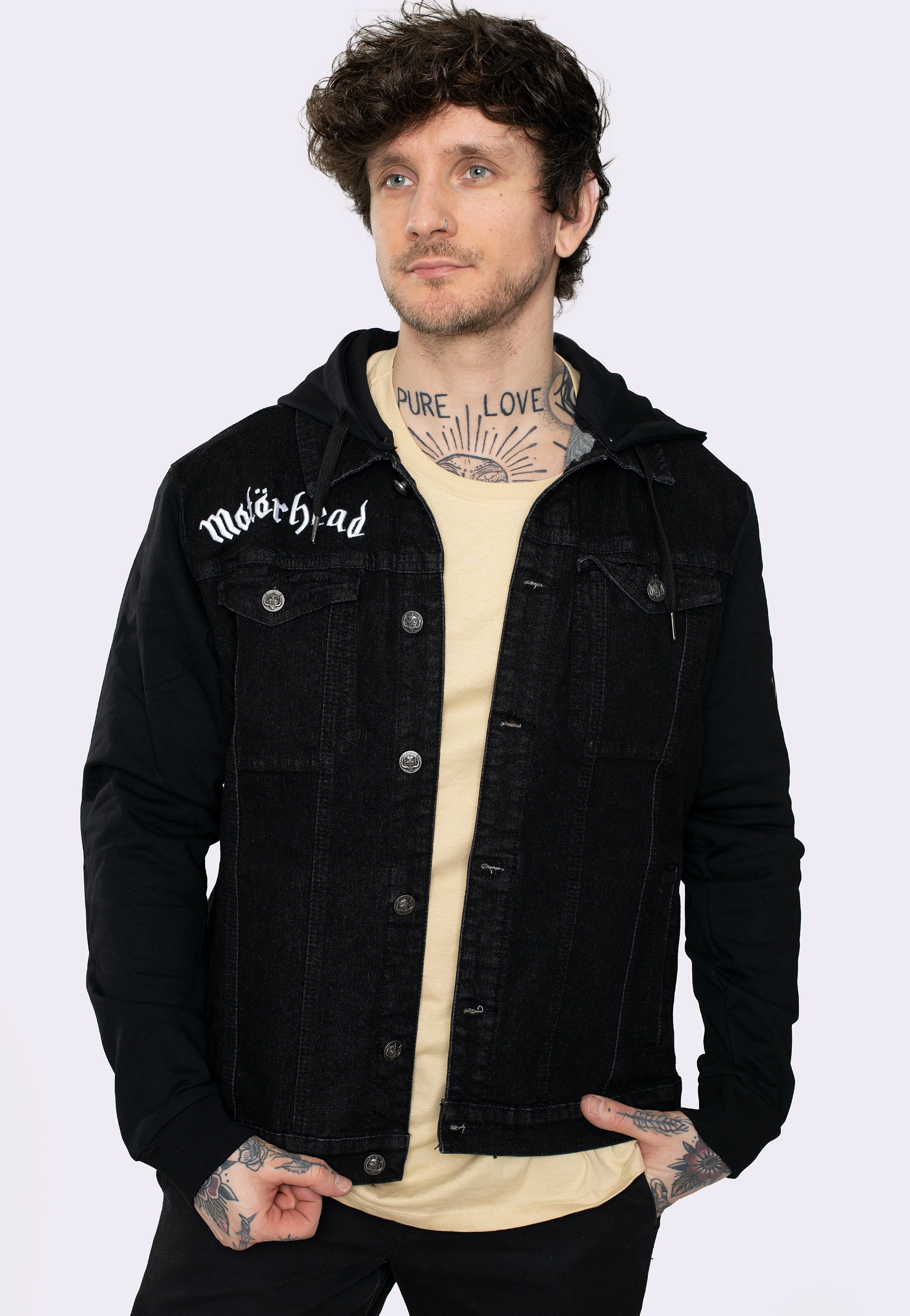 brandit-x-mot-rhead-cradock-veste-en-jean-noir-denim image 4