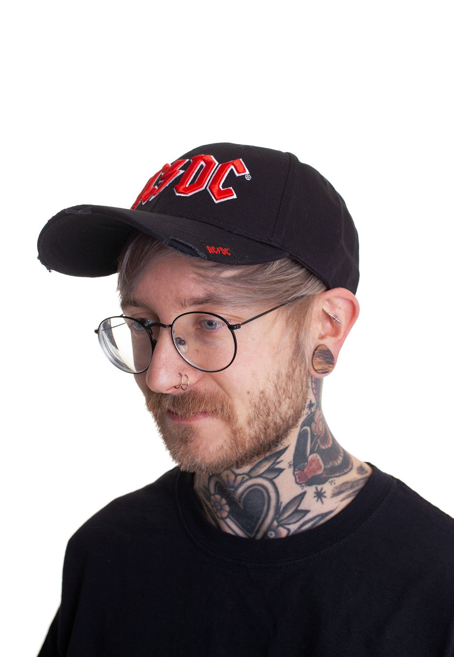 ac-dc-red-logo-casquette-noire-logo-rouge image 4