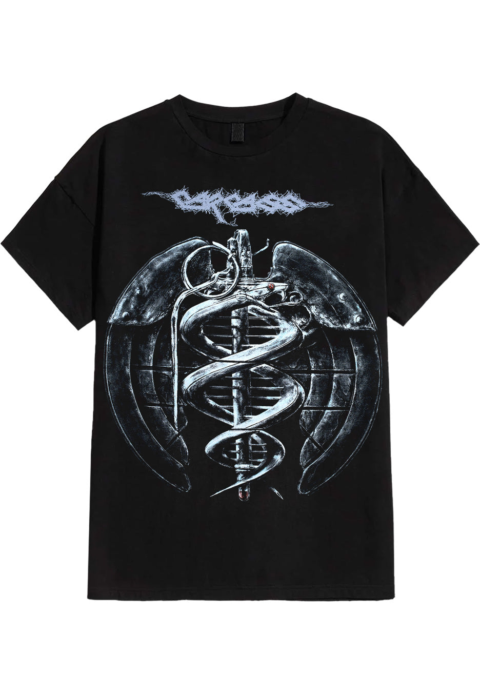 carcass-medical-grenade-t-shirt-noir-death-metal image 1