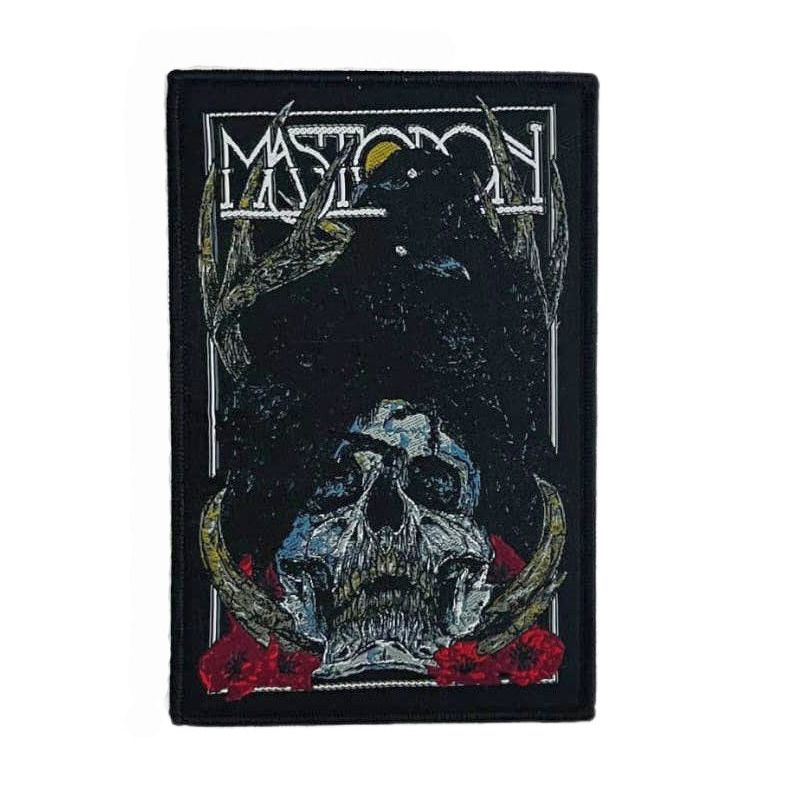 783punx-small-patch-mastodon-crystal-skull-cusson-bordure-noire image 2