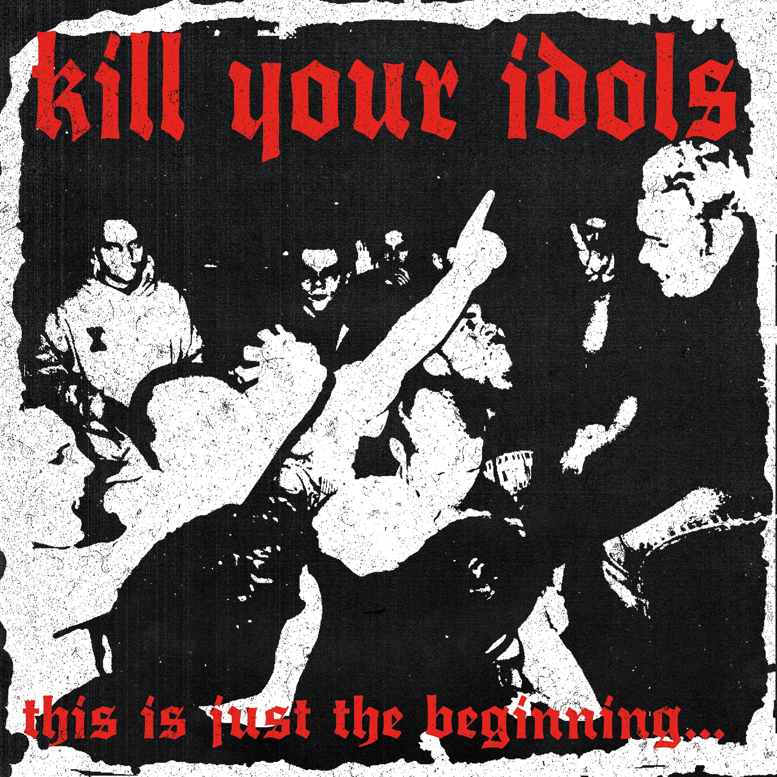 blackout-kill-your-idols-beginning-vinyle-lp-marbr-rouge image 1