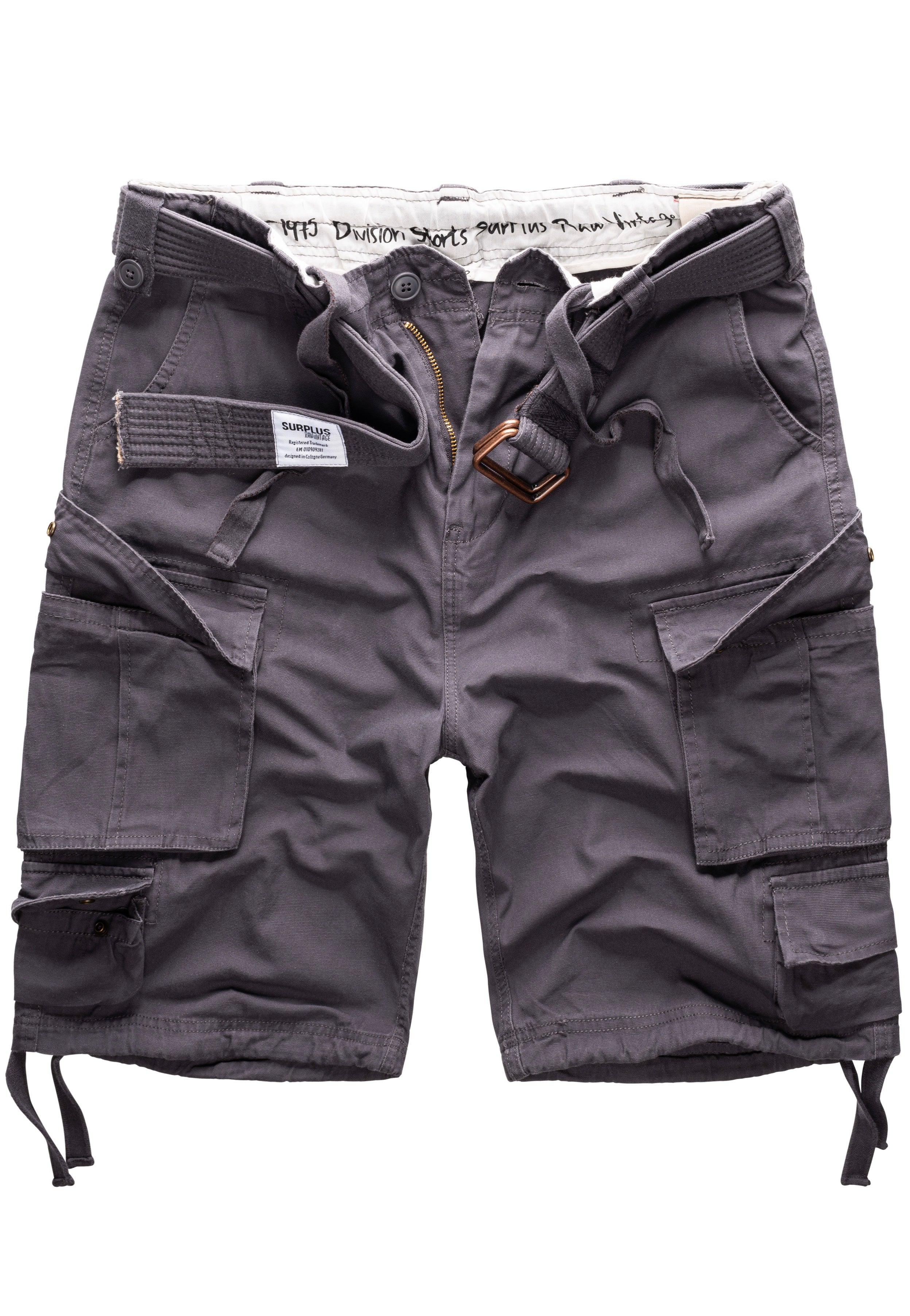 surplus-division-anthrazit-short-cargo-gris-homme image 6