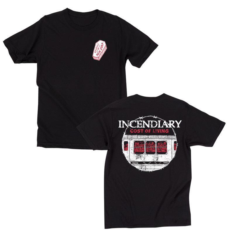 closed-casket-activities-incendiary-cost-of-living-t-shirt image 1