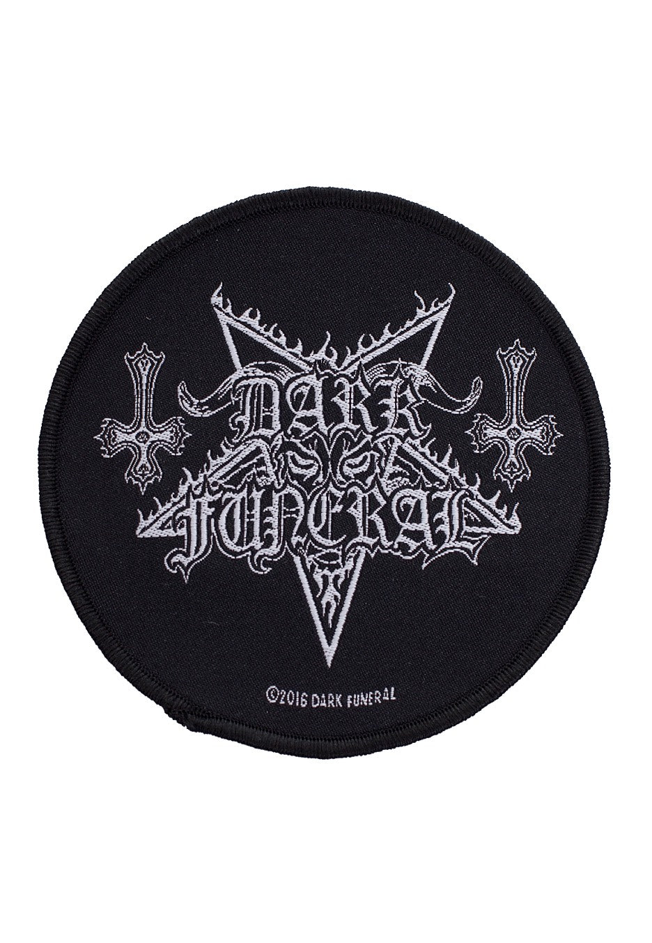 dark-funeral-logo-patch-black-metal-noir-taille-unique image 1