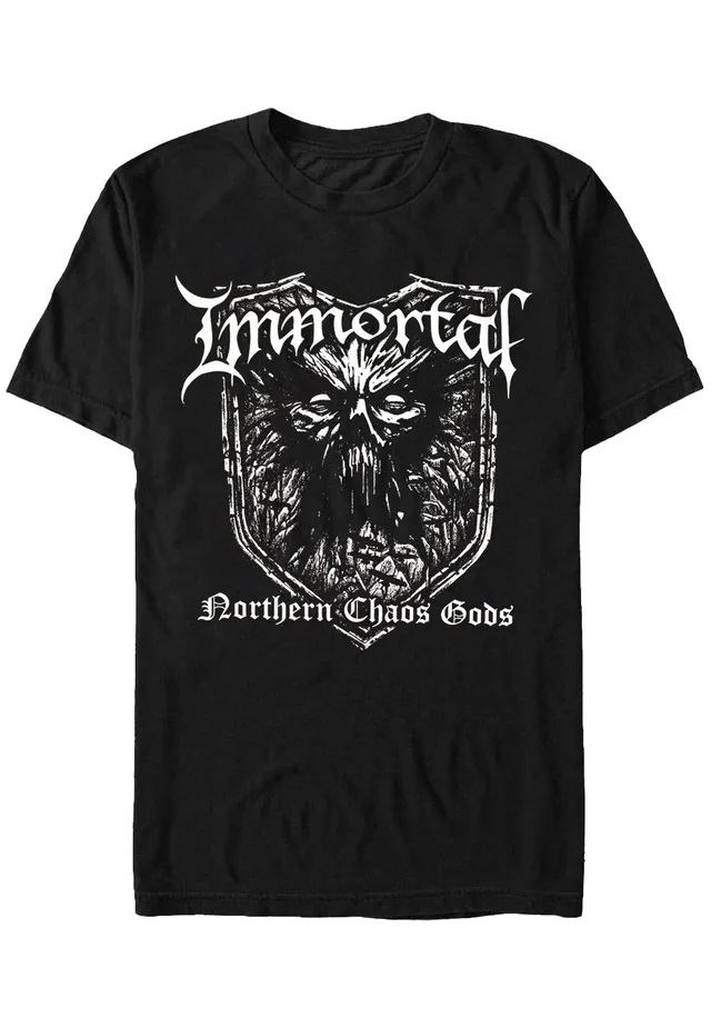 immortal-northern-chaos-gods-t-shirt-metal-noir-homme image 1