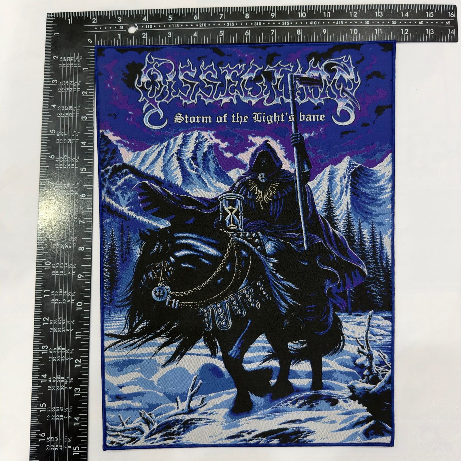 783punx-dissection-storm-of-the-light-s-bane-backpatch-tiss-bordure-bleue image 3
