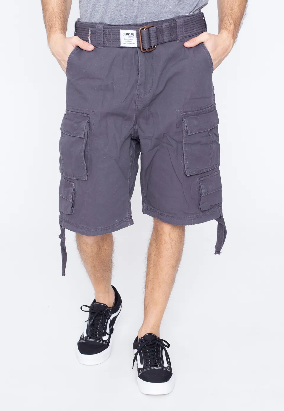 surplus-division-anthrazit-short-cargo-gris-homme image 1