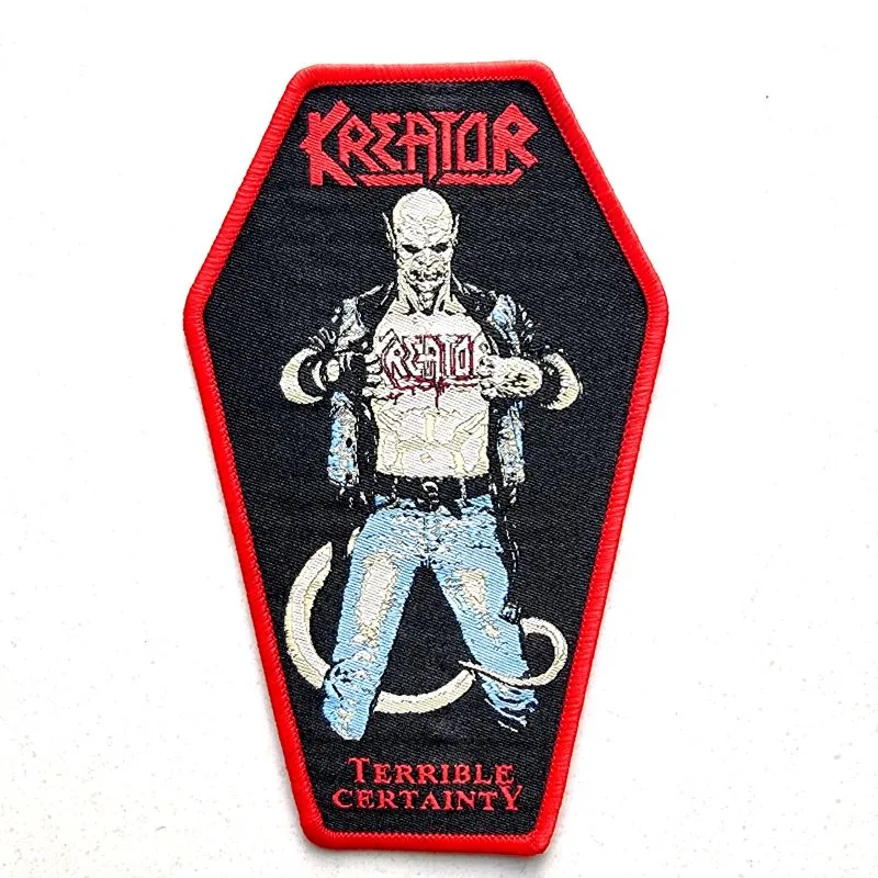 783punx-small-patch-kreator-terrible-certainty-patch-cercueil-rouge image 1