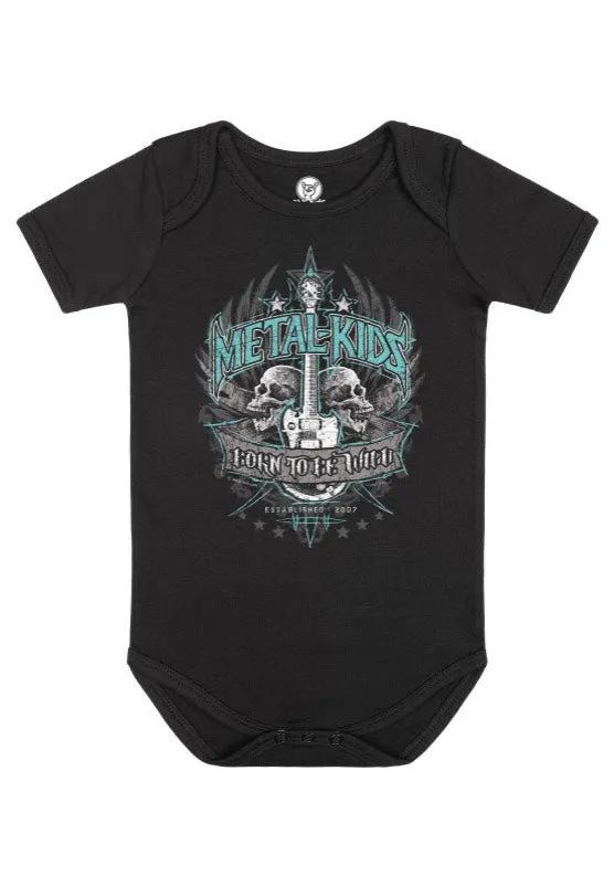 metal-kids-born-to-be-wild-body-b-b-jersey-noir-68-74 image 1
