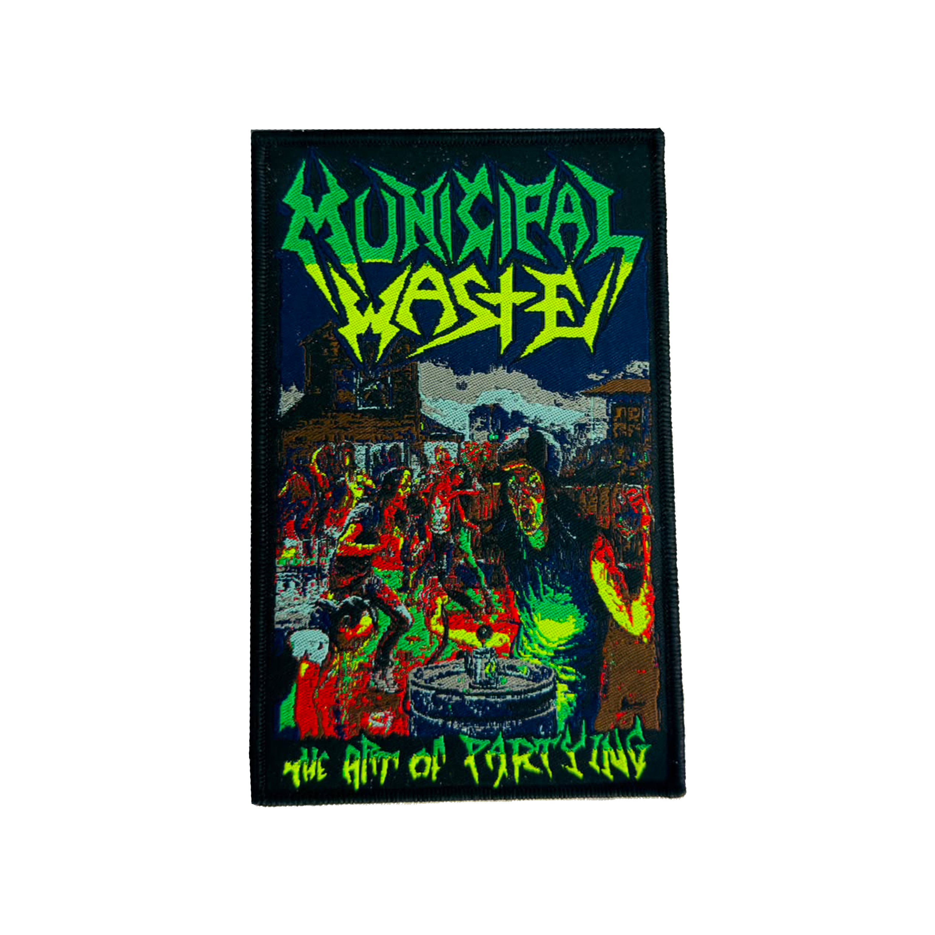 municipal-waste-the-art-of-partying-patch-tiss-bordure-noire image 2