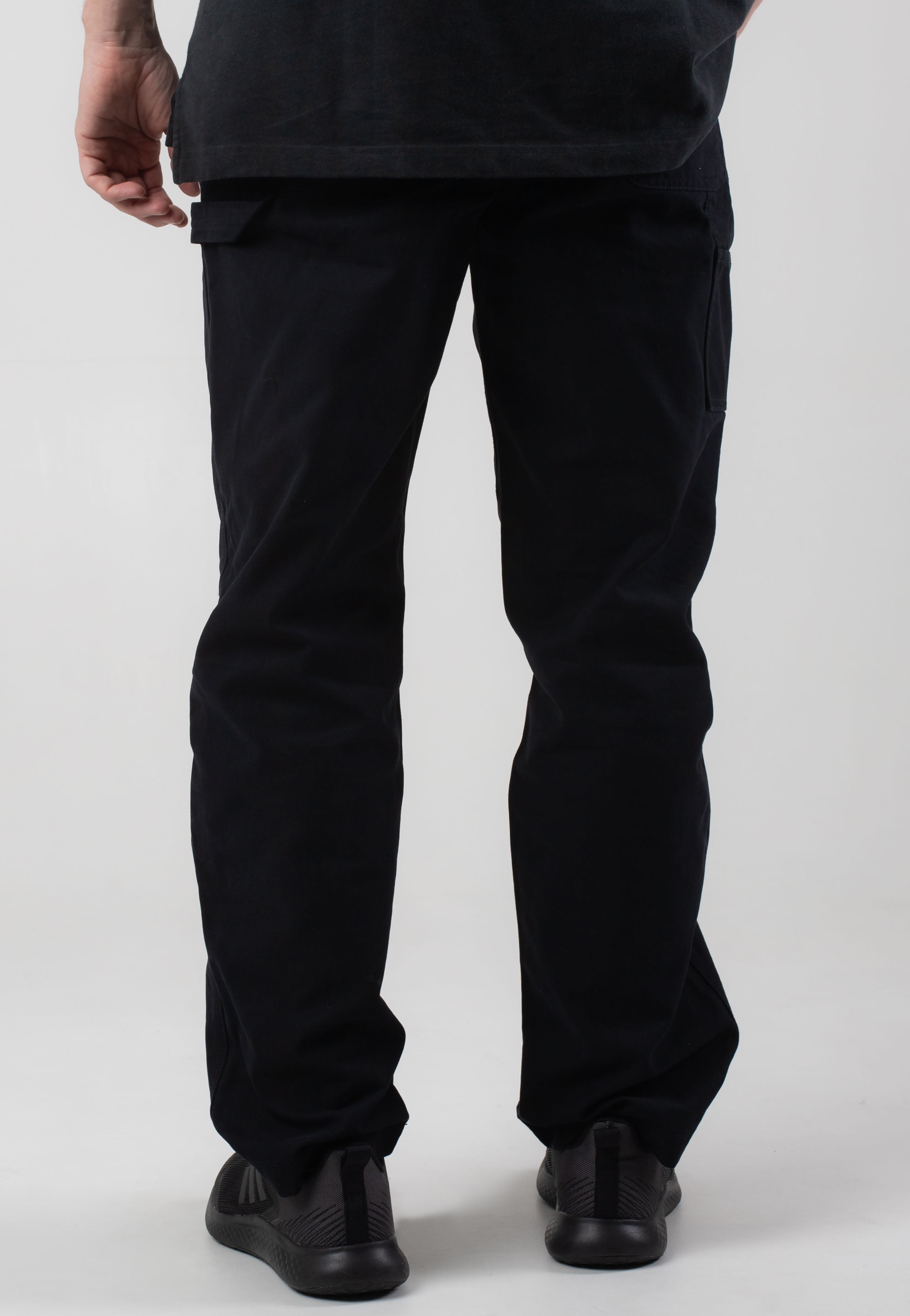 vintage-industries-scope-black-pantalon-cargo-noir image 2