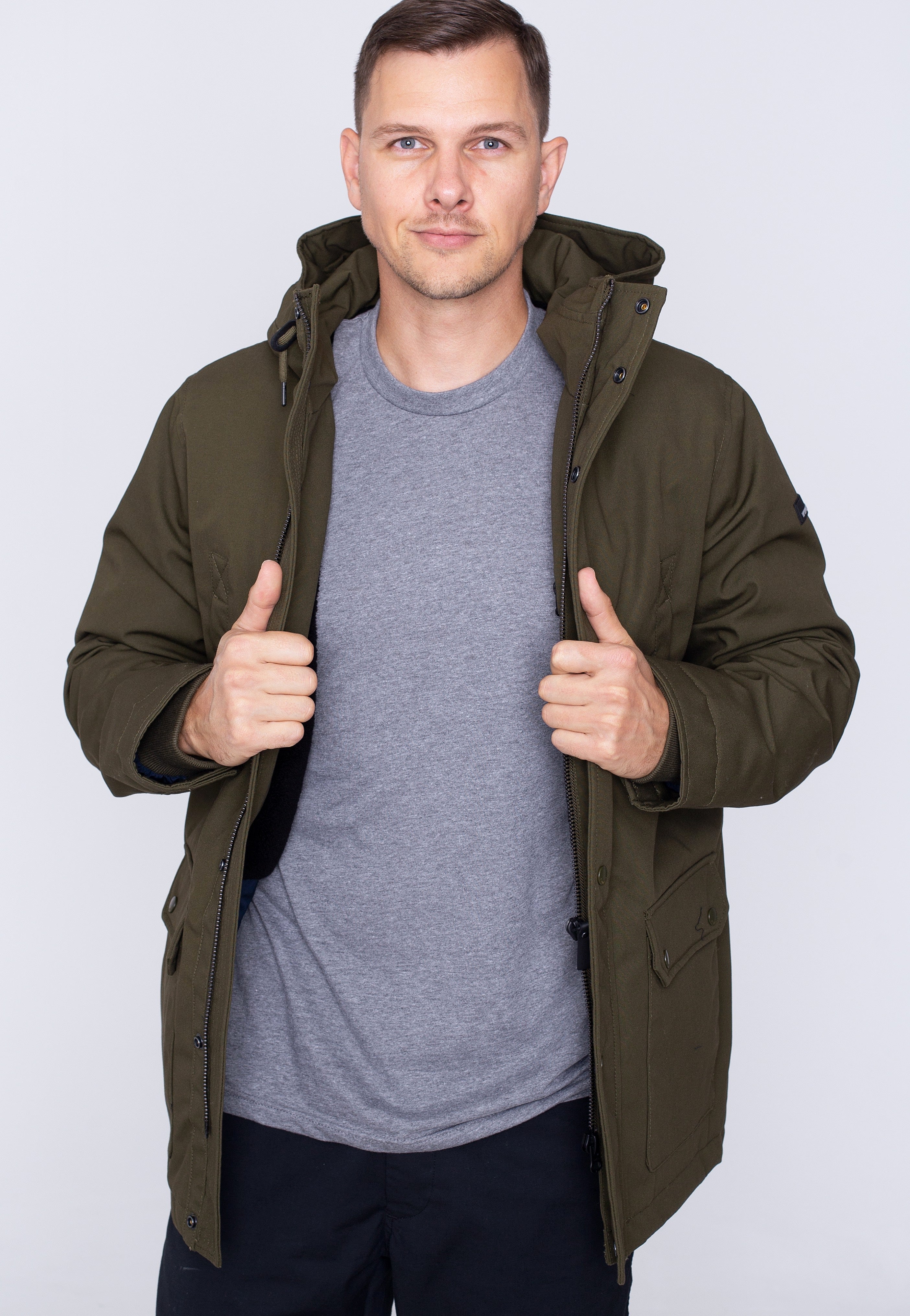 vintage-industries-ledger-veste-olive-homme-streetwear image 8