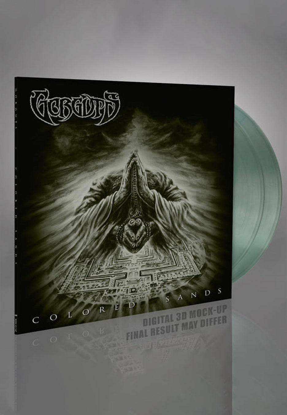 gorguts-colored-sands-double-vinyle-marbr-vert-limit image 1