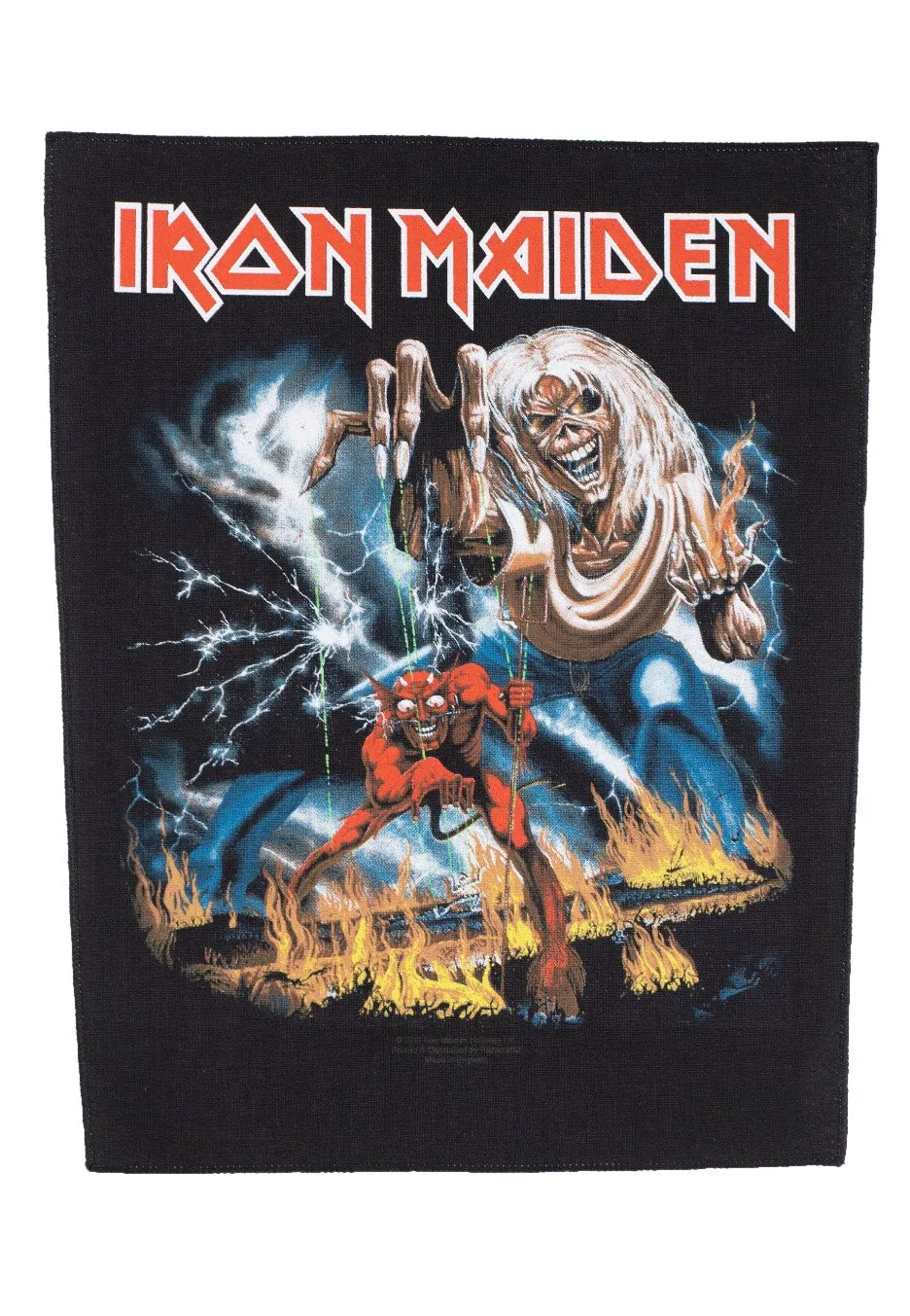 iron-maiden-number-of-the-beast-backpatch-heavy-metal image 1