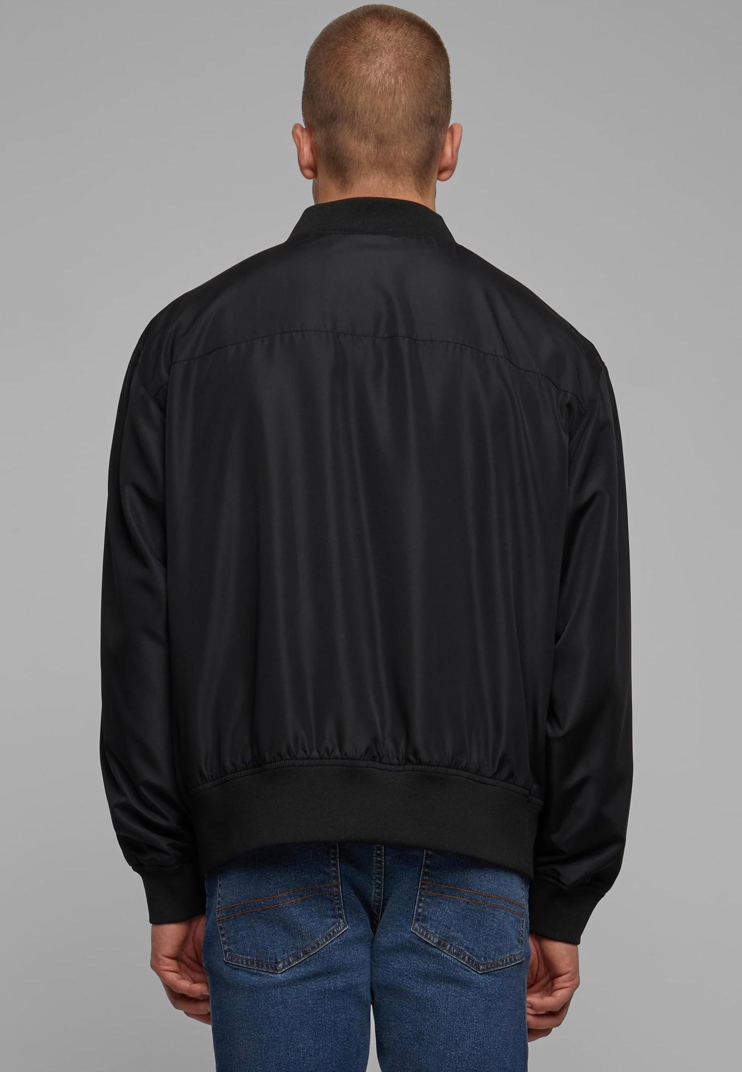 urban-classics-recycled-bomber-veste-noir-homme-taille-m-recycl image 4