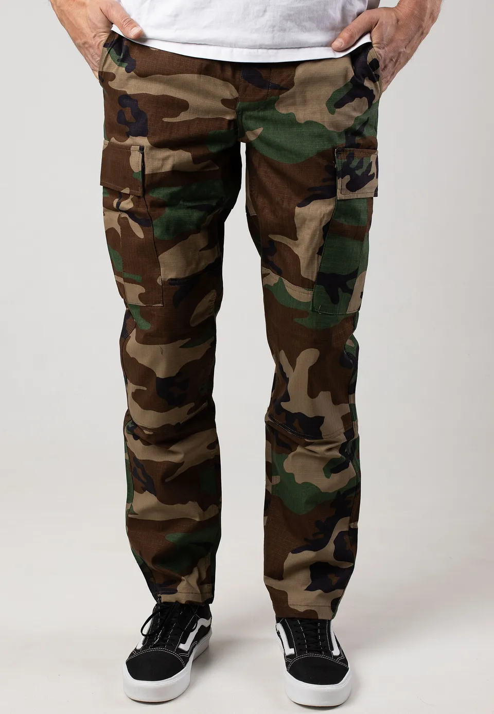 mil-tec-us-bdu-slim-fit-pantalon-cargo-noir image 1