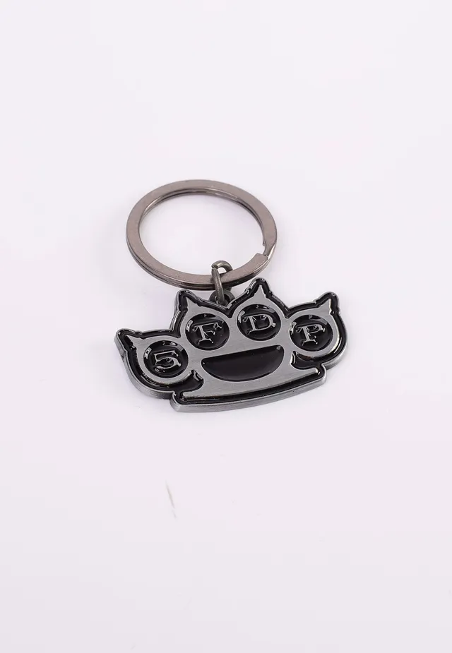 five-finger-death-punch-knuckles-cut-out-porte-cl-s-gris image 1