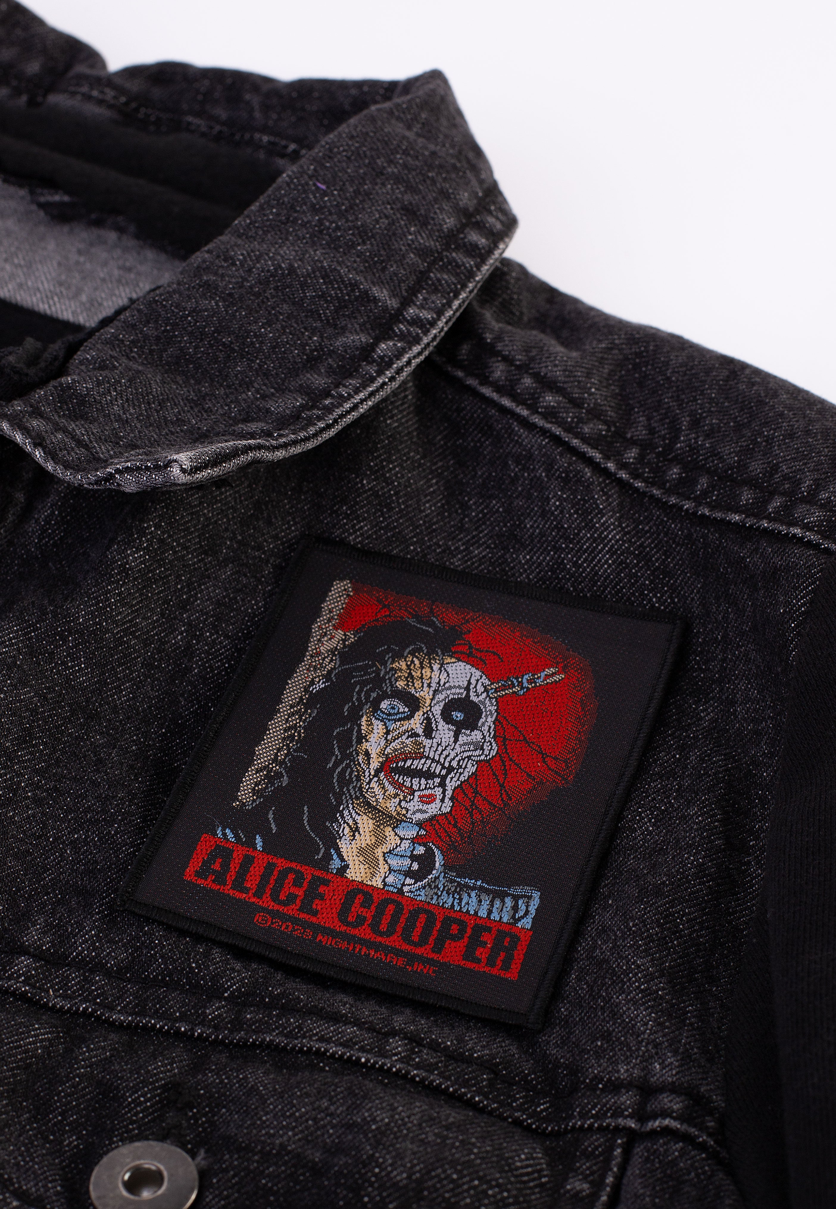 alice-cooper-trashed-patch-cusson-multicolore-merch image 2