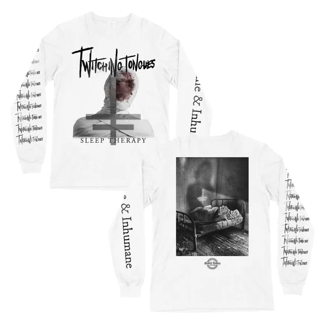 closed-casket-activities-twitching-tongues-bandages-manche-longue-blanc image 1