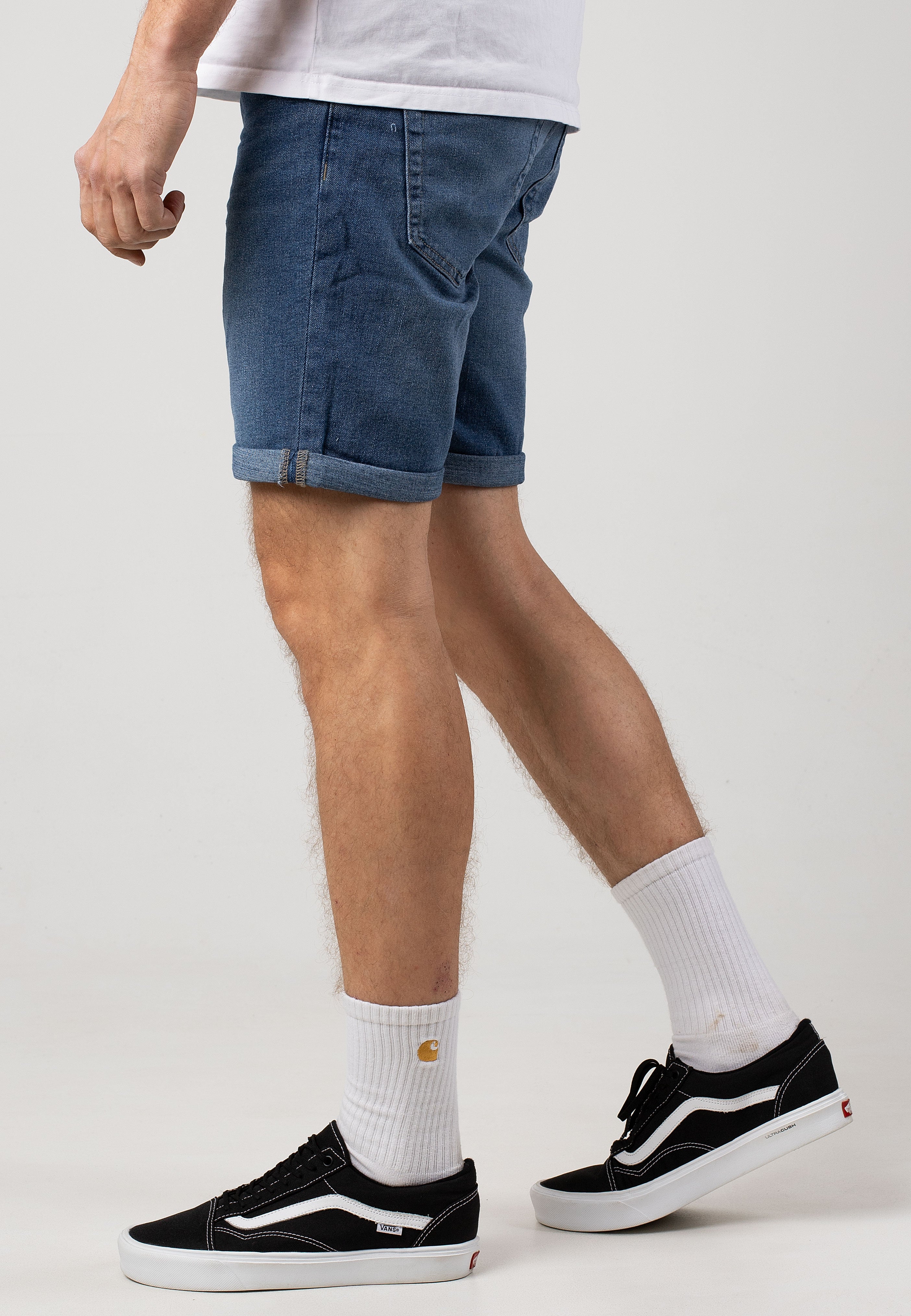 only-sons-ply-box-pim-short-jean-light-blue-denim-homme image 3