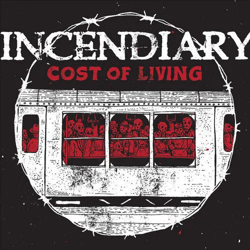 incendiary-cost-of-living-vinyle-lp-rouge-splatter image 1
