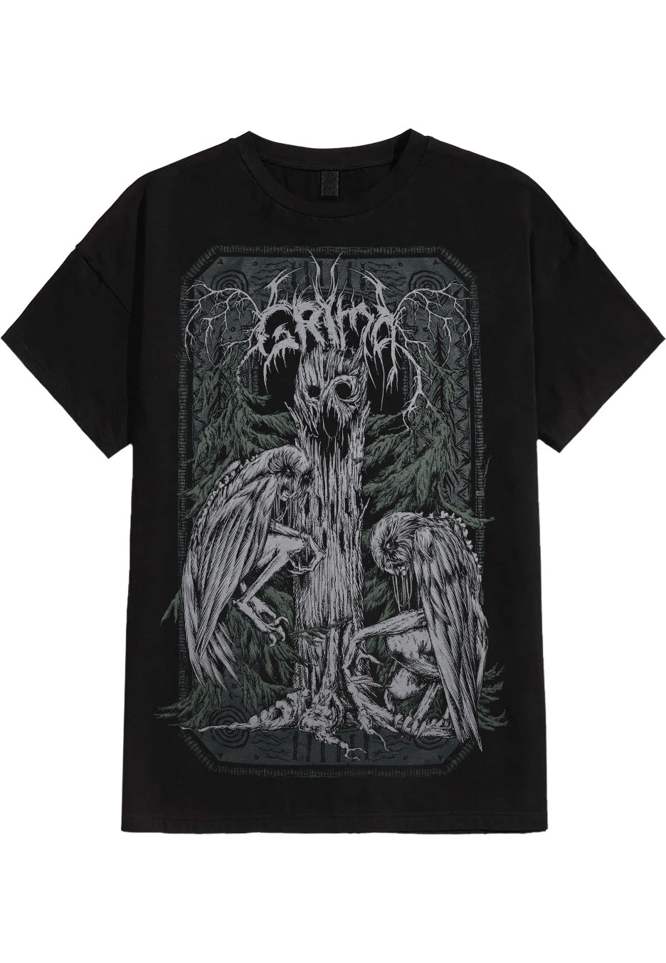 grima-idol-t-shirt-noir-homme-manches-courtes image 1