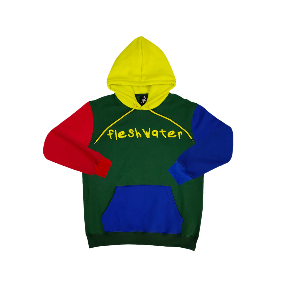 fleshwater-color-block-sweatshirt-sweat-brod-logo image 1