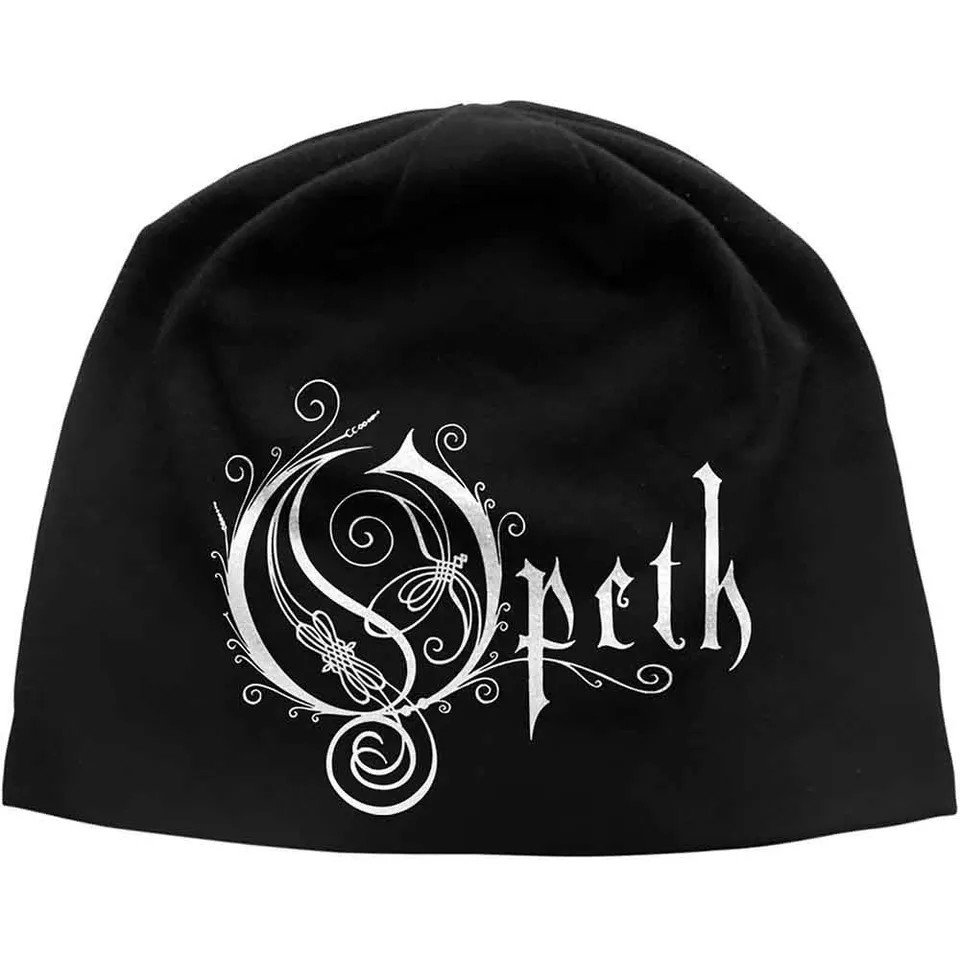 opeth-logo-bonnet-noir-prog-metal-hiver image 1