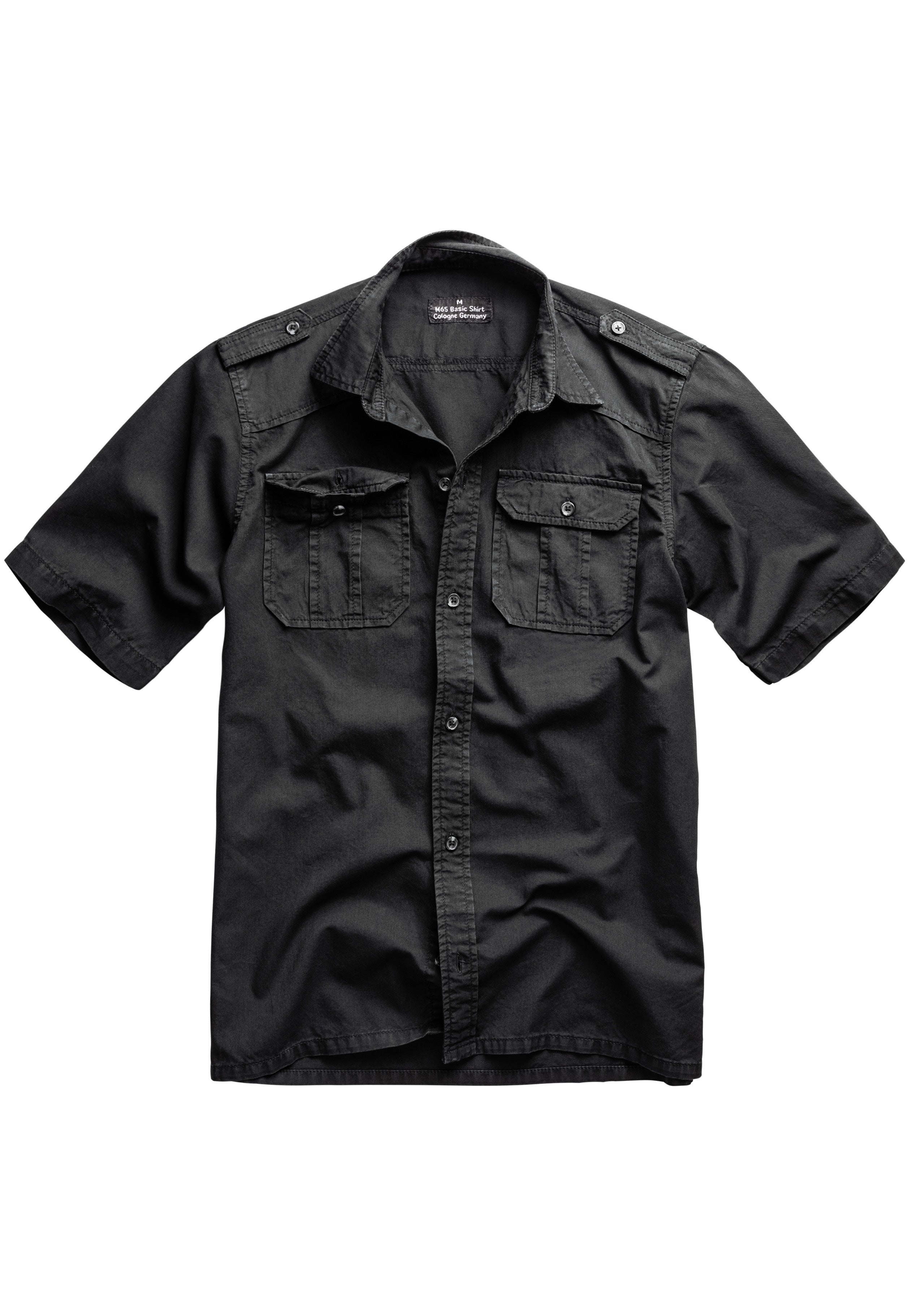 surplus-m65-basic-short-arm-chemise-homme-noire-m image 3