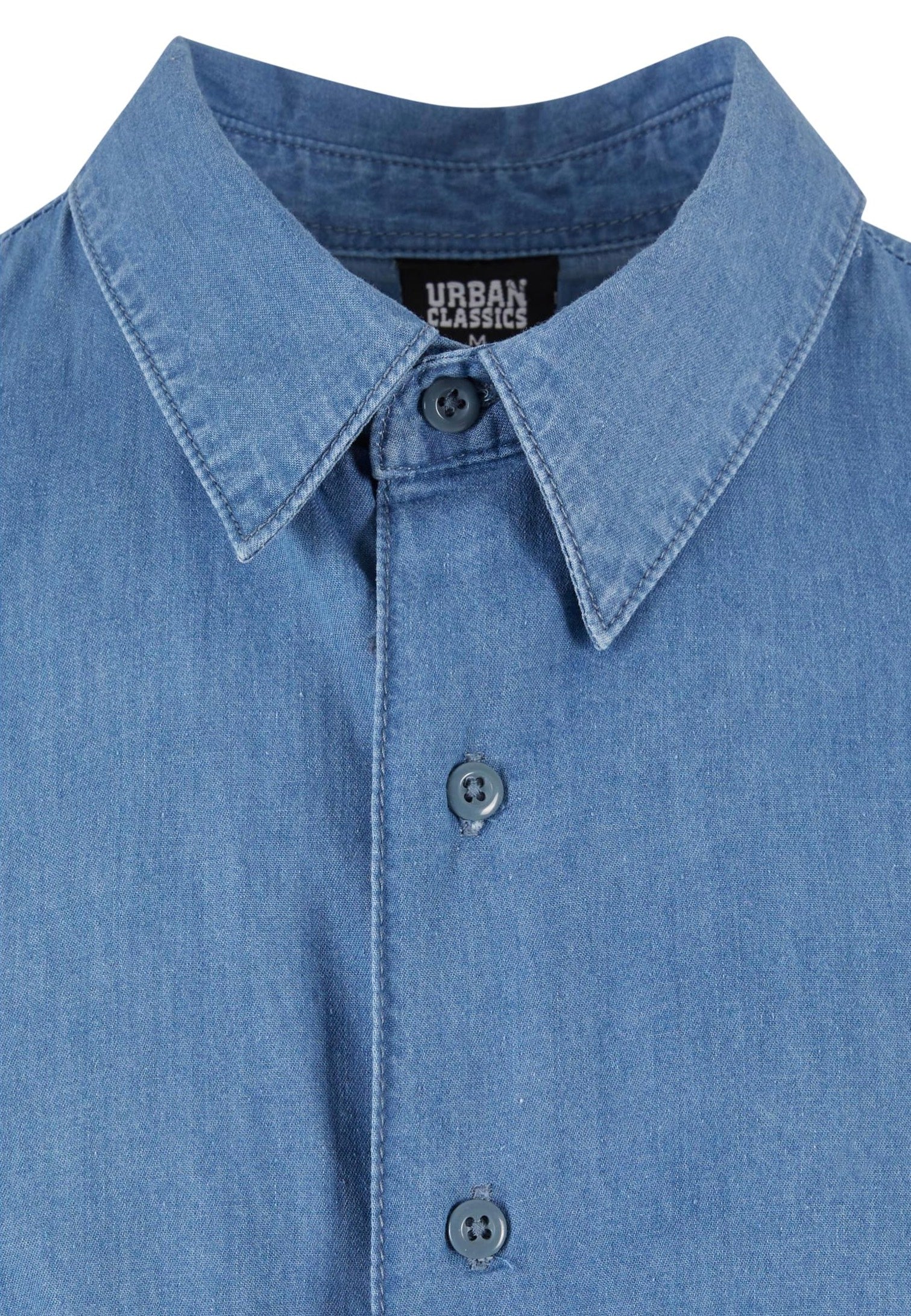urban-classics-lightweight-denim-chemise-bleu-skyblue-homme image 8