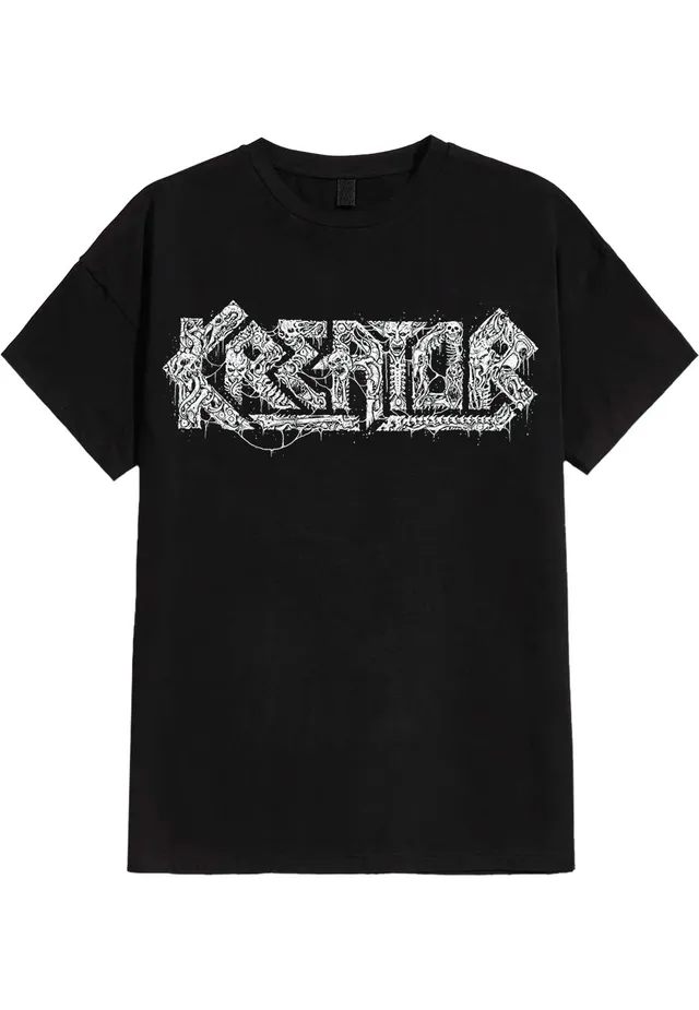 kreator-dark-art-pentagram-t-shirt-noir-thrash-metal image 1