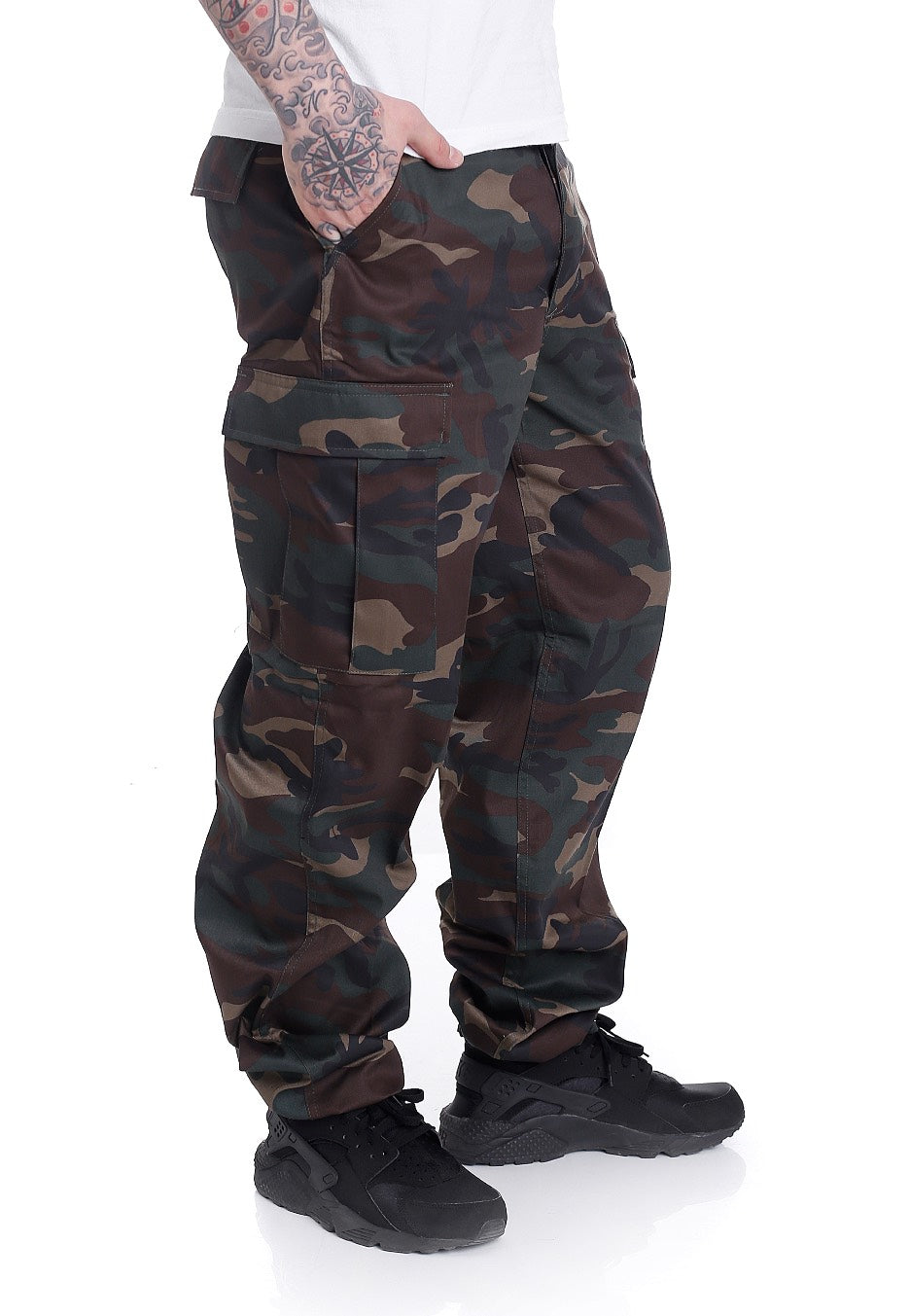 brandit-us-ranger-woodland-pantalon-cargo-camouflage image 3
