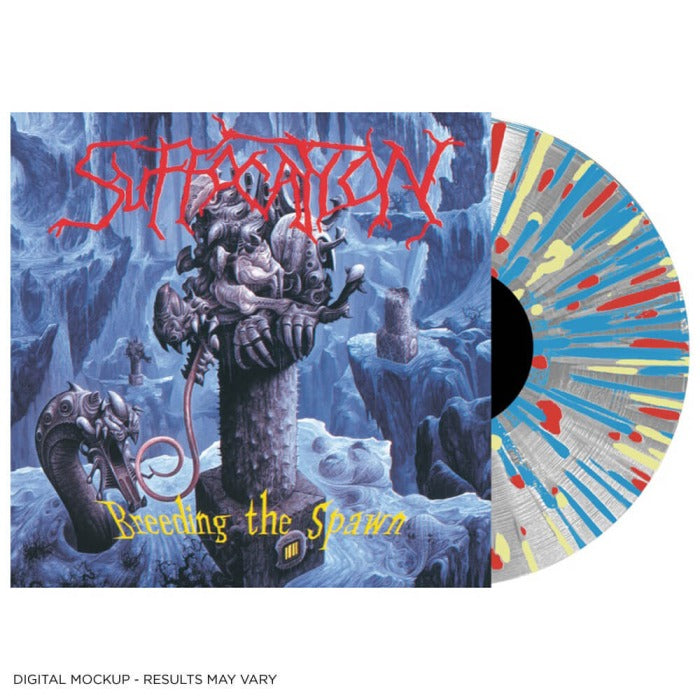 suffocation-breeding-the-spawn-vinyle-lp-clear-splatter-ltd-666 image 1