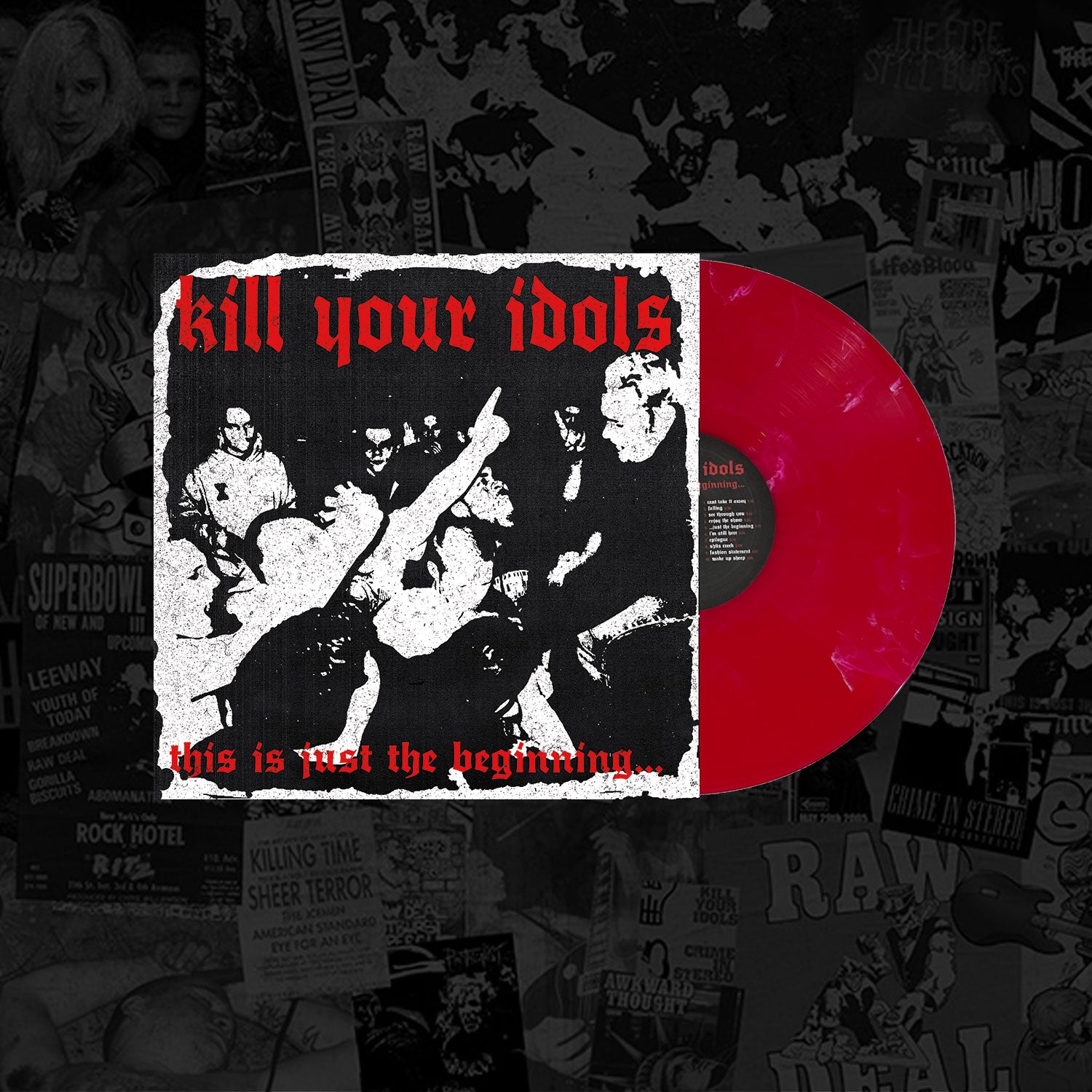 blackout-kill-your-idols-beginning-vinyle-lp-marbr-rouge image 3